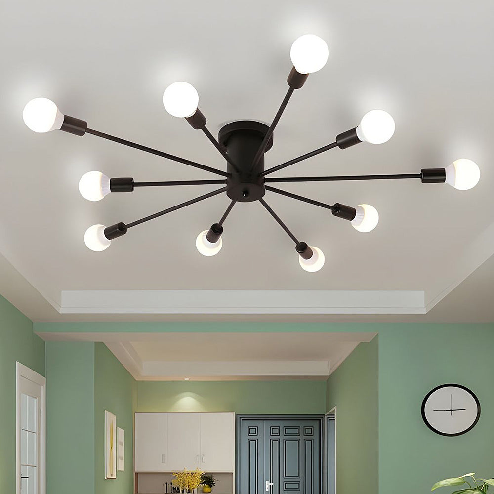 Goldener Eisen-Schlafzimmer-Kronleuchter