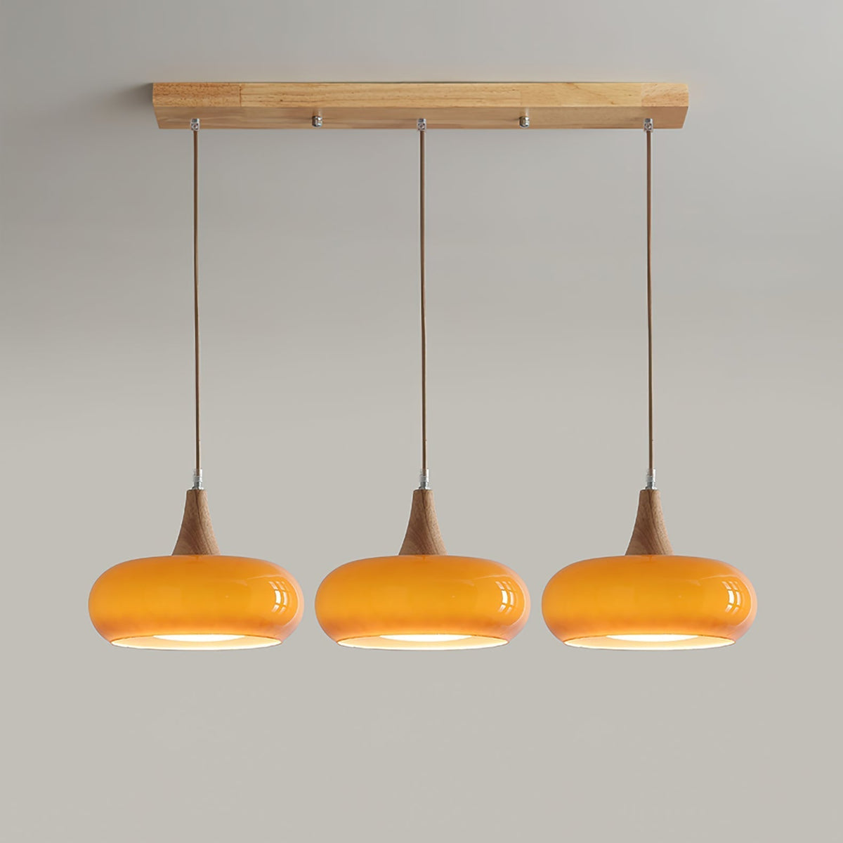 Moderne Glas-Pendelleuchte