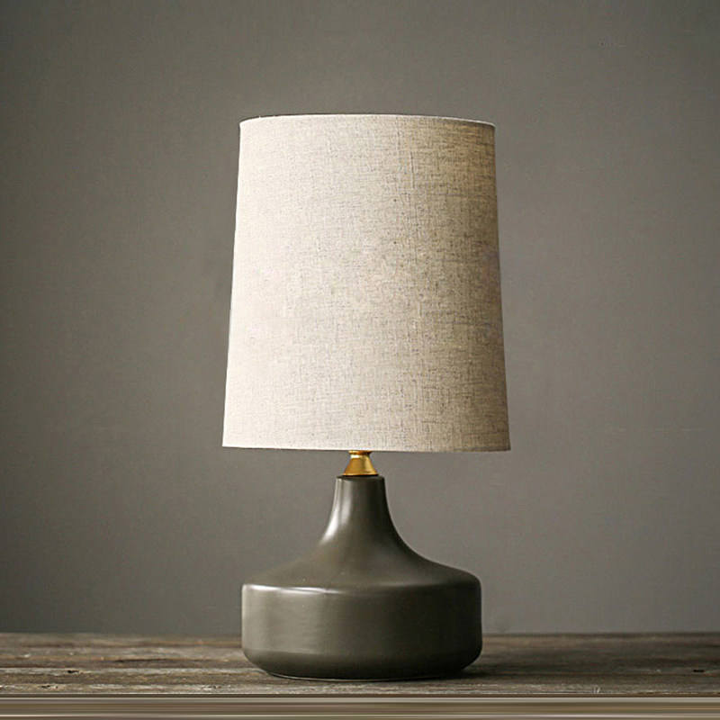 Dravena Keramik-Tischlampe im Mid-Century-Stil