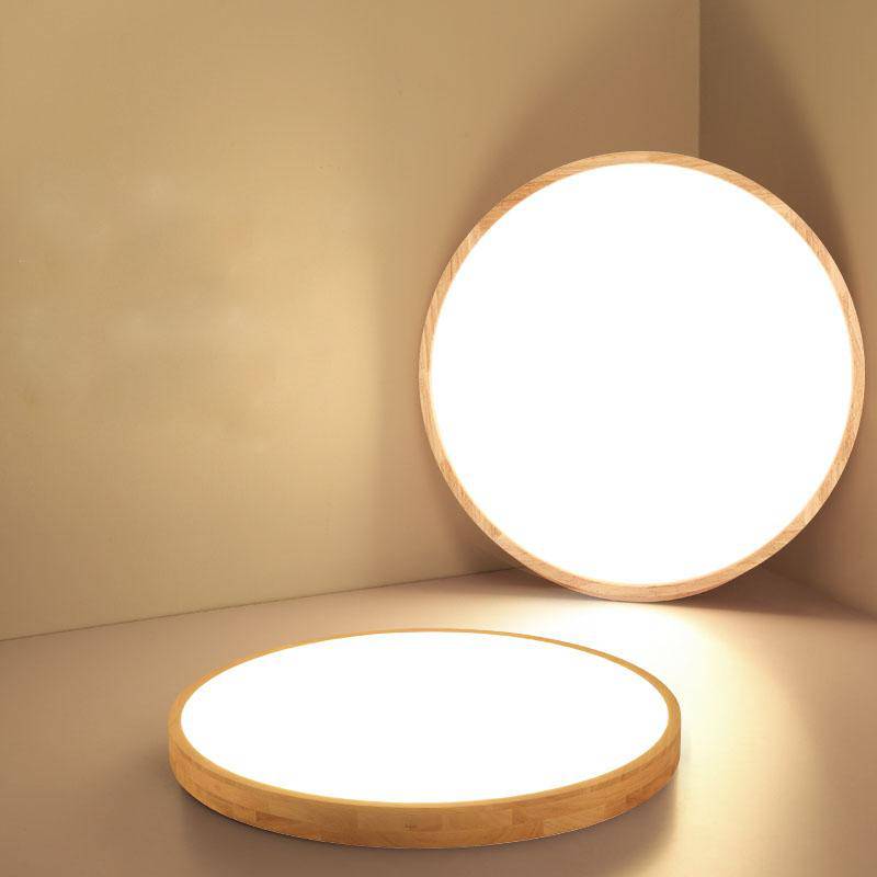 Lumivale bündige Deckenleuchte aus skandinavischer Eiche