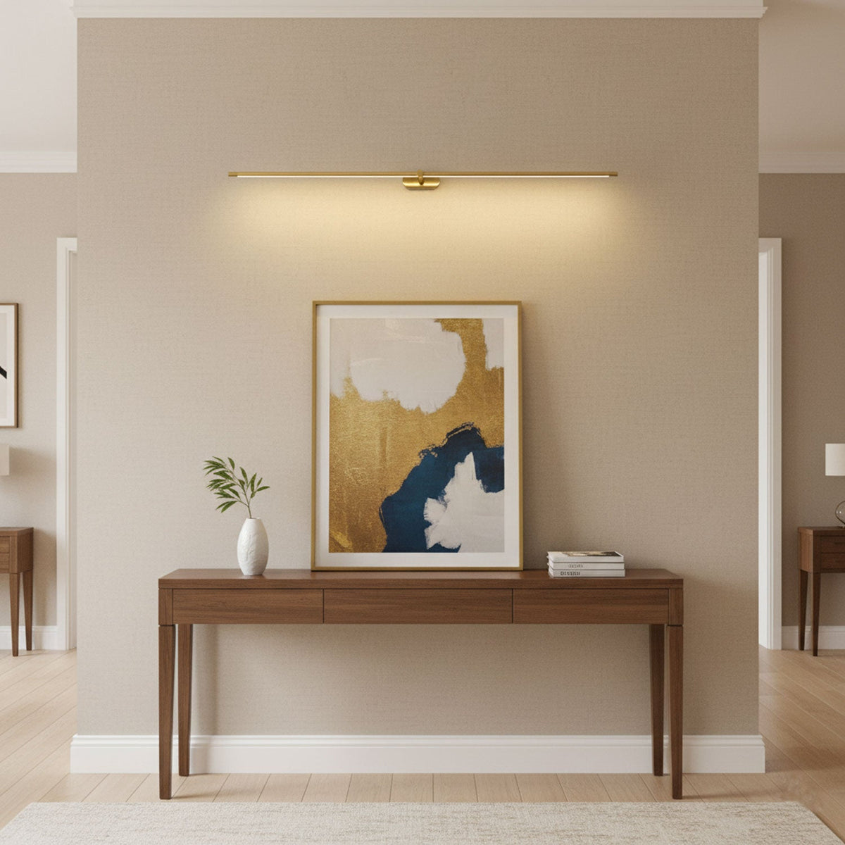 Kabellose lineare LED-Wandleuchte