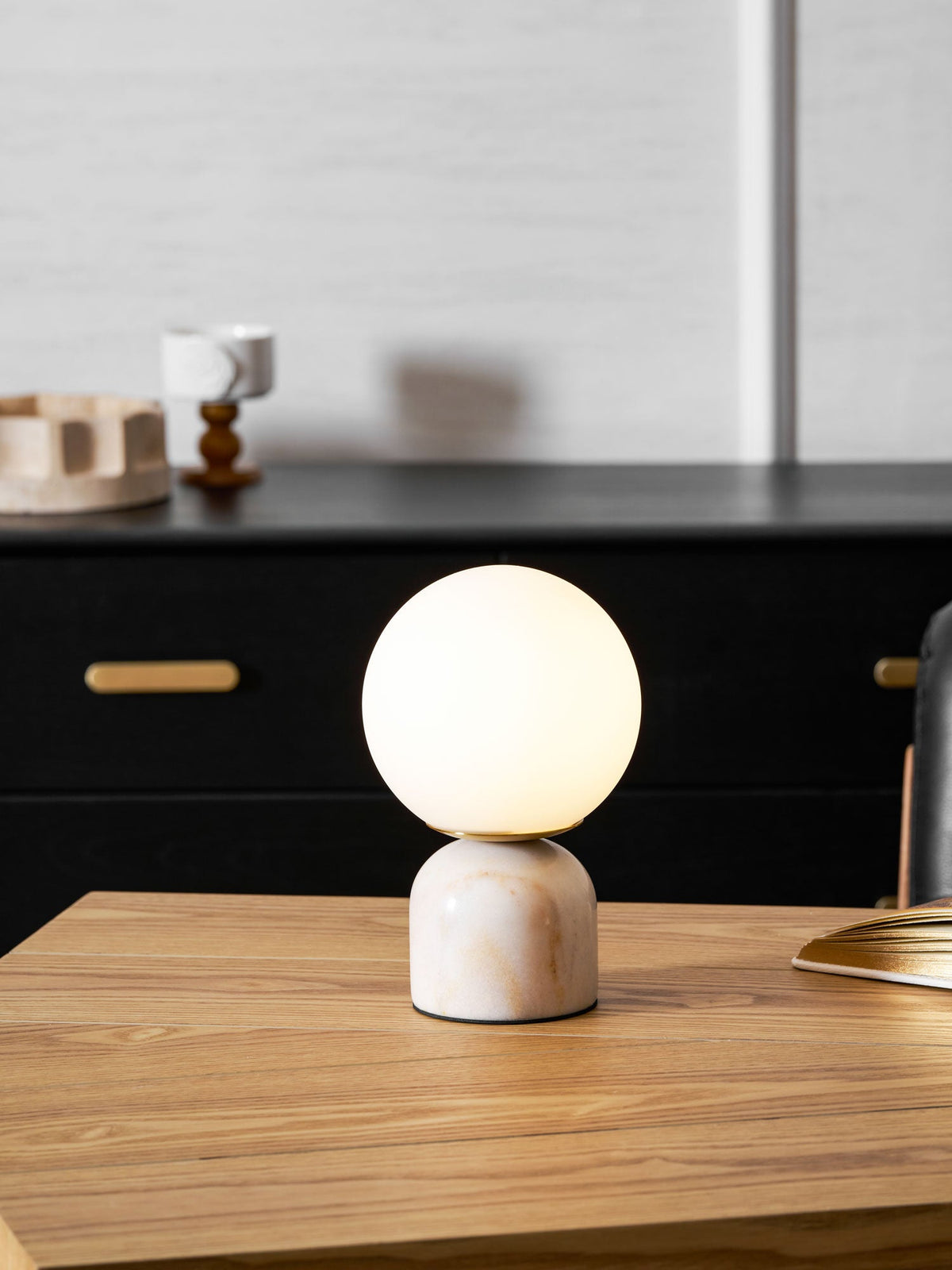 Ulvane Minimalistische Marmor-Tischlampe