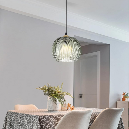 Getönte Globus-Hängelampe