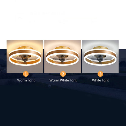 Deckenventilator bündig mit LED-Beleuchtung