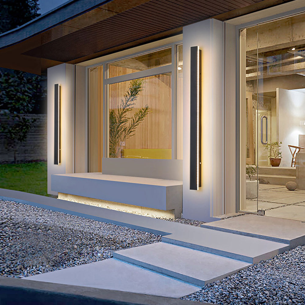 IP65 Schwarze Außen-LED-Wandlampe