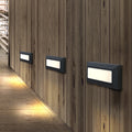 Moderne LED-Außenbeleuchtung für Terrasse und Stufen