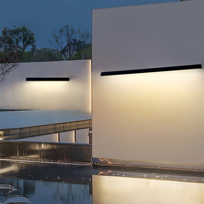 Outdoor wasserdichte LED-Gartenwandleuchte mit Streifenlicht