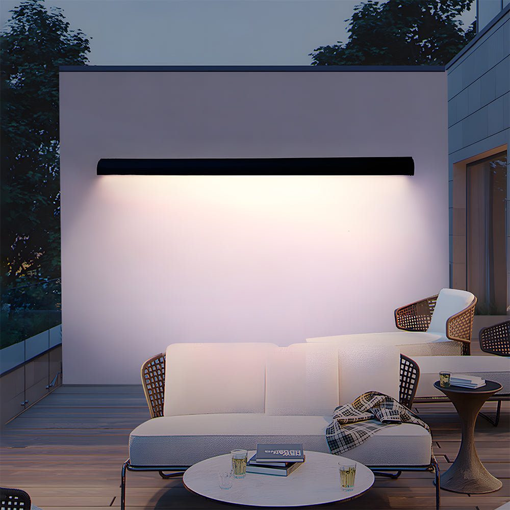 Outdoor wasserdichte LED-Gartenwandleuchte mit Streifenlicht
