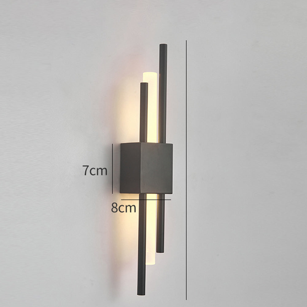 Moderne senkrechte LED-Wandlampe