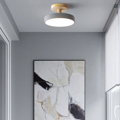 Runde Eisen-LED-Deckenleuchte