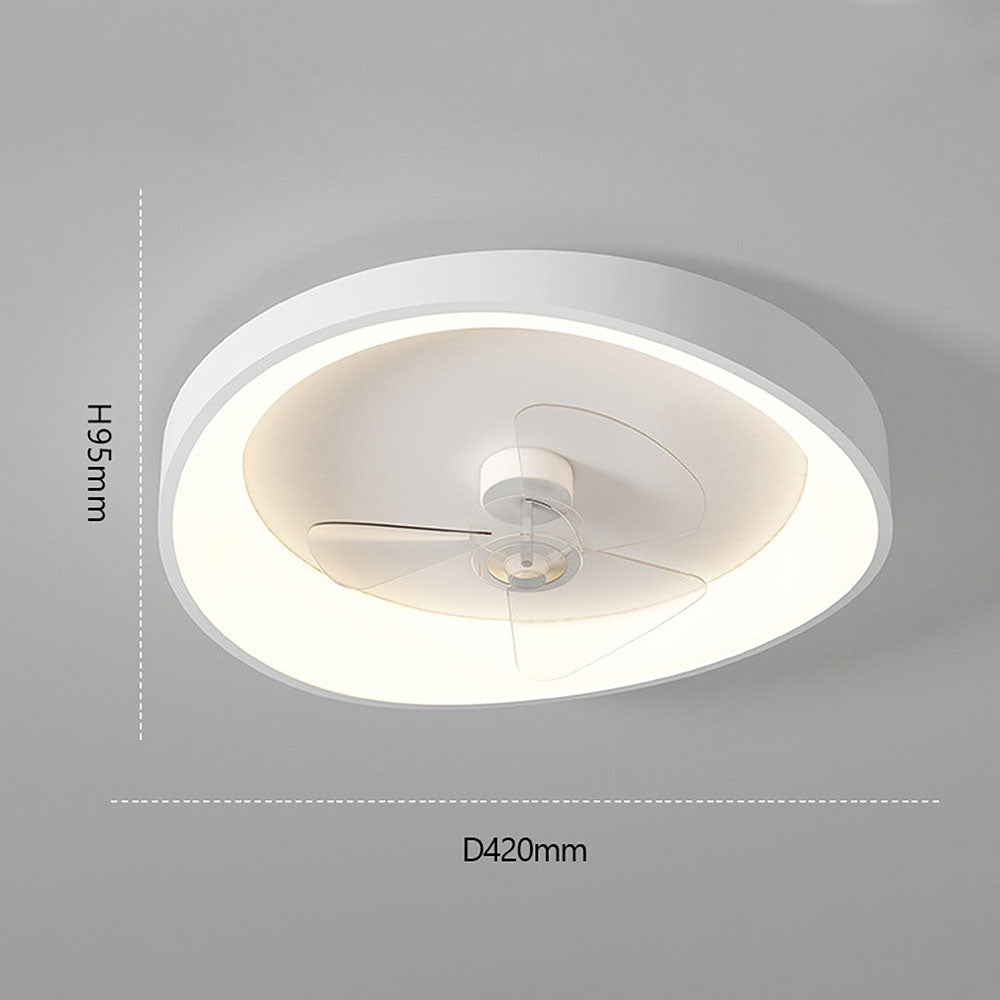 Moderner LED-Deckenventilator mit Licht