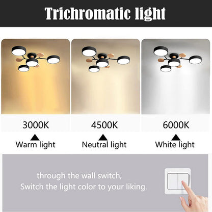 Schlanke runde LED-Deckenleuchte