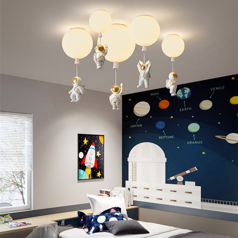 Astronauten-Pendelleuchte Für Stilvolle Dekoration-Aster Selection