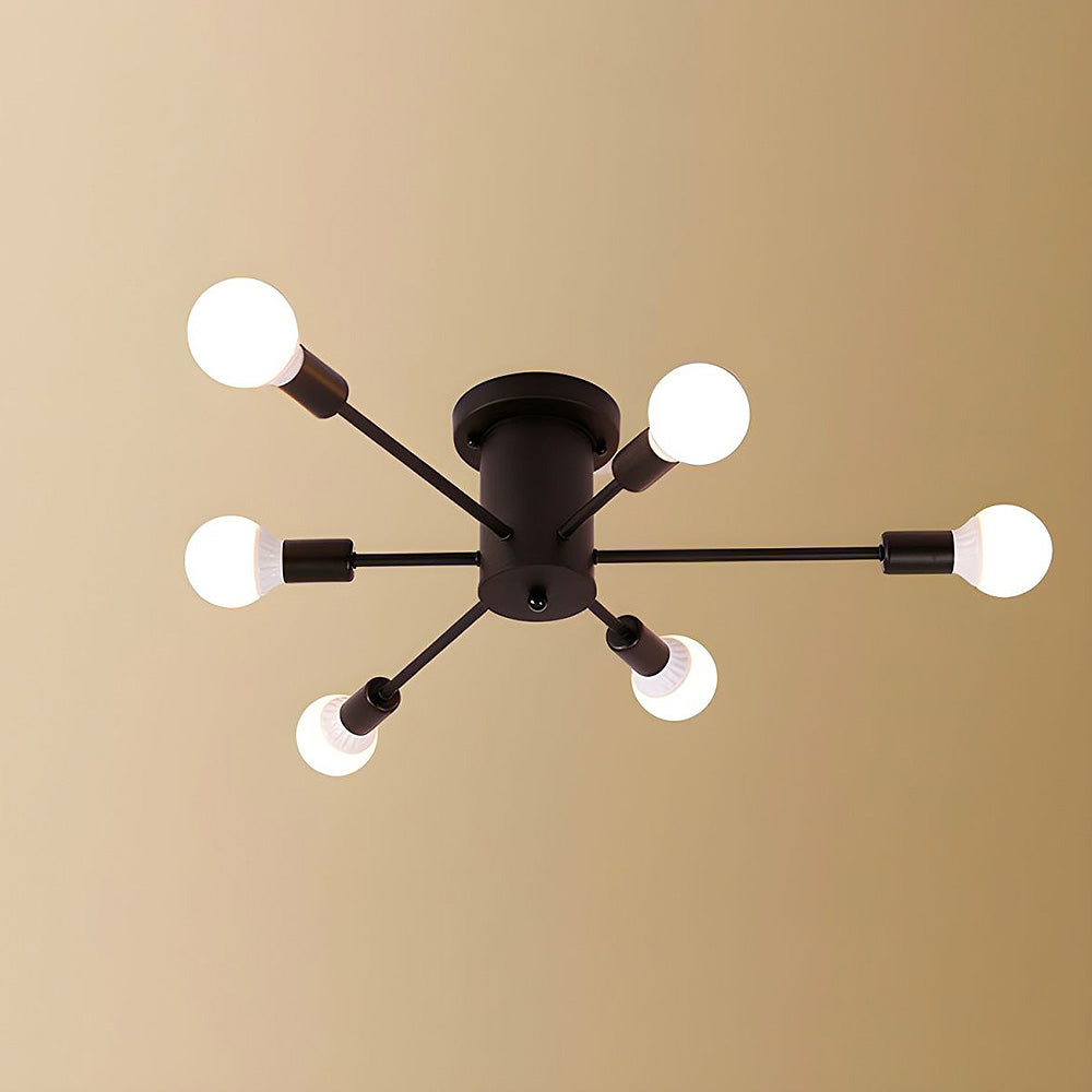 Goldener Eisen-Schlafzimmer-Kronleuchter