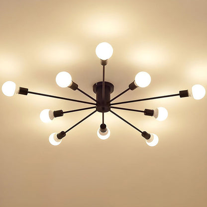 Goldener Eisen-Schlafzimmer-Kronleuchter