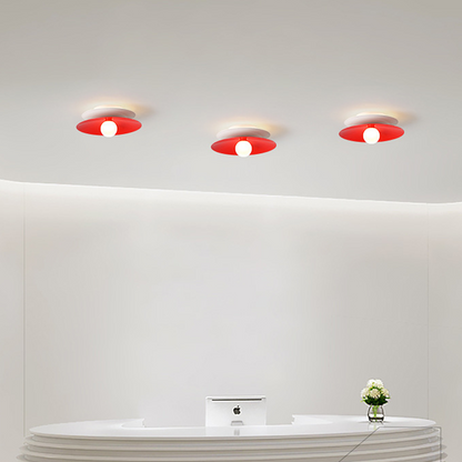 Schlanke runde LED-Deckenleuchte