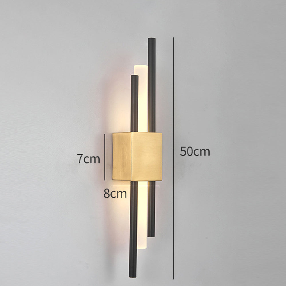 Moderne senkrechte LED-Wandlampe