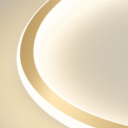 Runde schlichte LED-Deckenleuchte