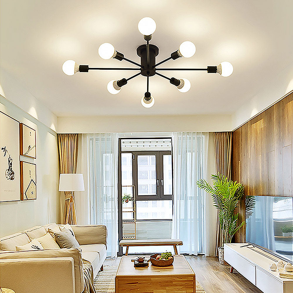 Goldener Eisen-Schlafzimmer-Kronleuchter