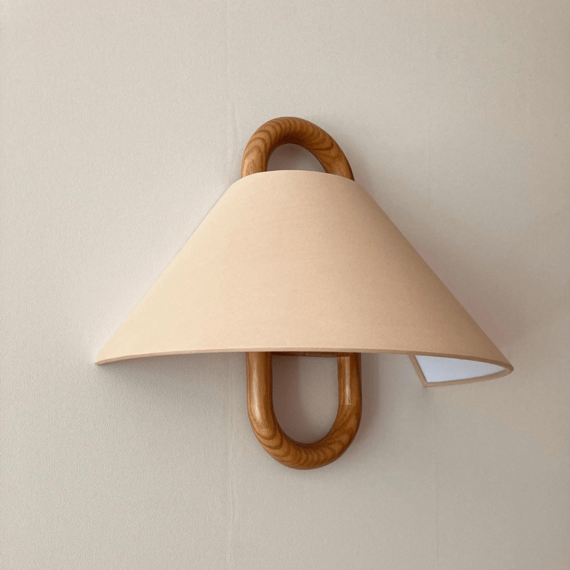 Zeitgenössische Faltenwandlampe
