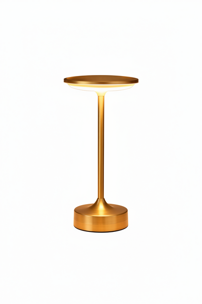 Amberlin Art-déco-Messing-Tischlampe