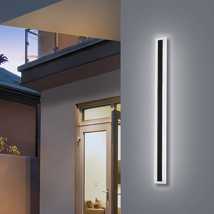 Schwarze moderne LED-Außenwandleuchte IP65