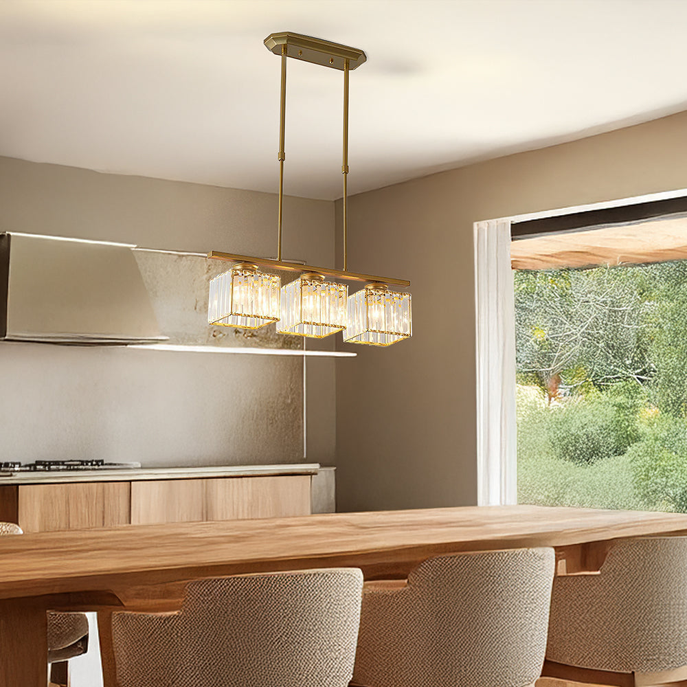 Antike Glas-Hängeleuchte