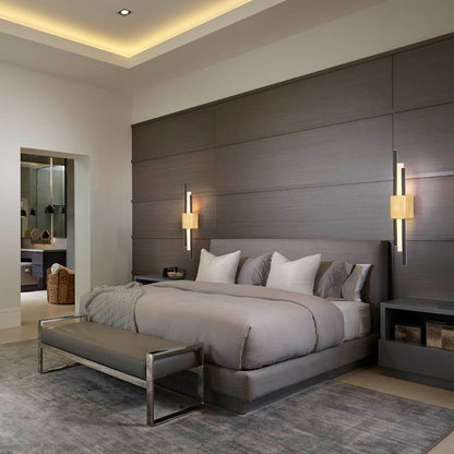 Moderne senkrechte LED-Wandlampe