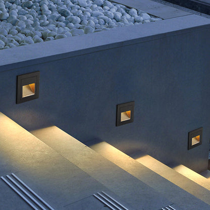 Moderne LED-Terrassen- und Stufenleuchte