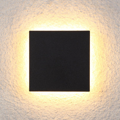 Moderne geometrische LED-Außenwandleuchte