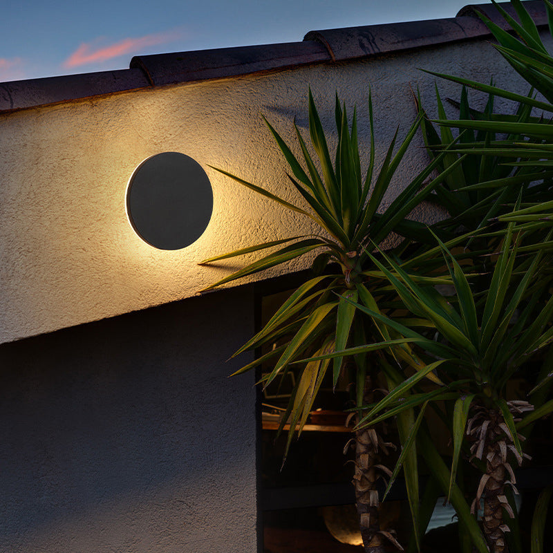 Moderne geometrische LED-Außenwandleuchte