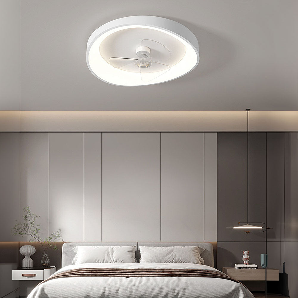 Moderner LED-Deckenventilator mit Licht