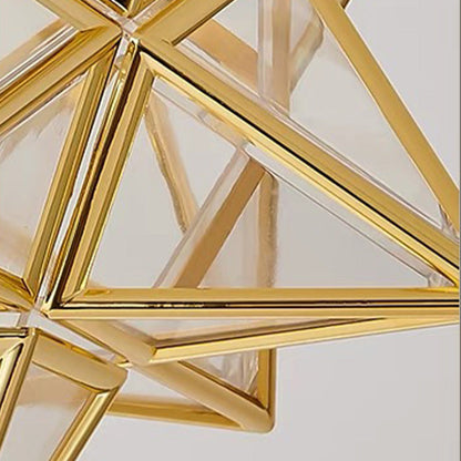 Sternförmige Einbau-Deckenleuchte