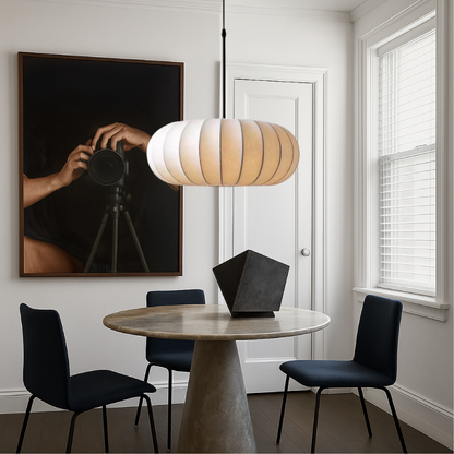 Elegante Seidenpendelleuchten