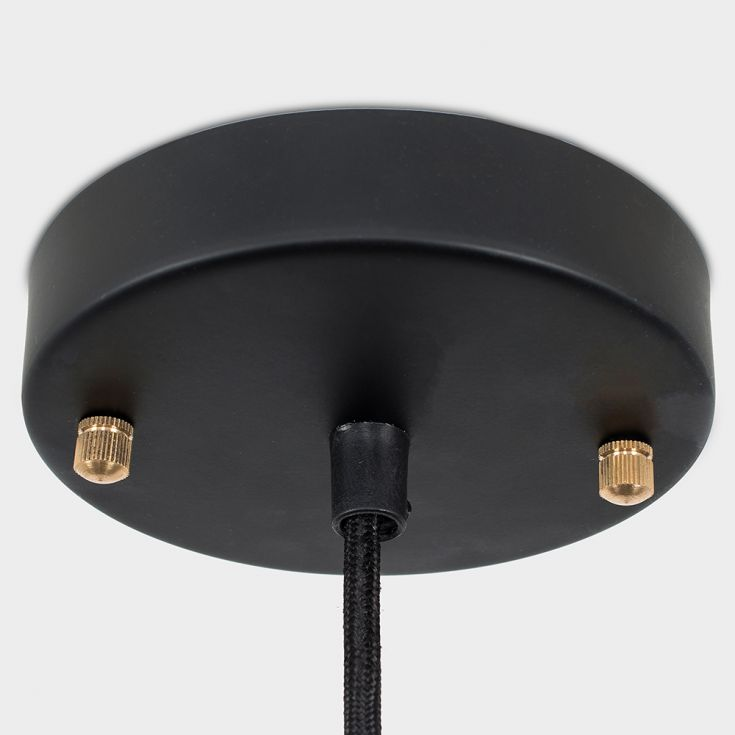 Transparente hängende Nachttischlampe