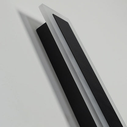 Schwarze moderne LED-Außenwandleuchte IP65