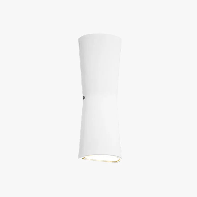 Moderne Außenwandleuchte mit doppelt gerichteten LED-Strahlen