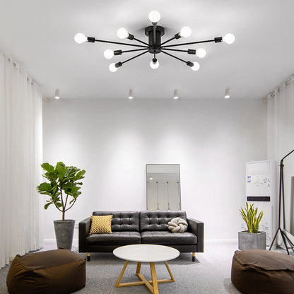 Goldener Eisen-Schlafzimmer-Kronleuchter