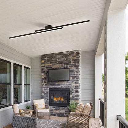 Verlängerte Aluminium-LED-Deckenleuchte