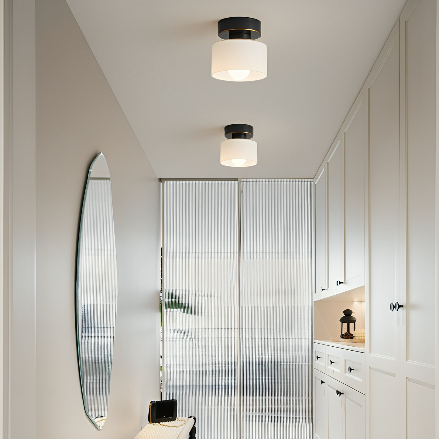 Moderner Deckenstrahler im Bauhaus-Stil