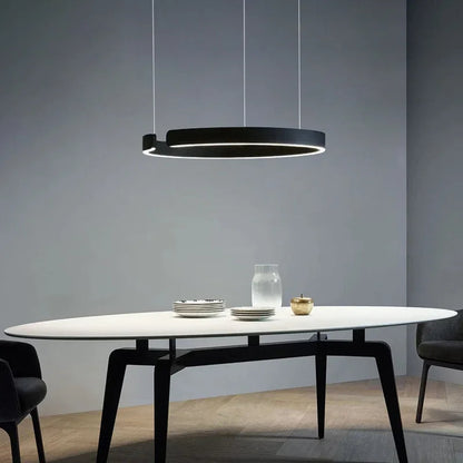 Moderner LED-Ring-Pendelleuchter