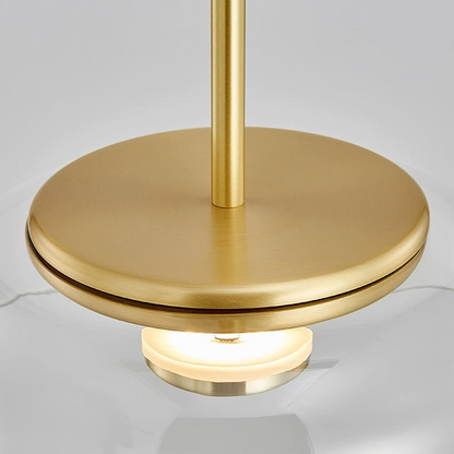 Zeitgenössische Glaslampenschirm-Hängeleuchte