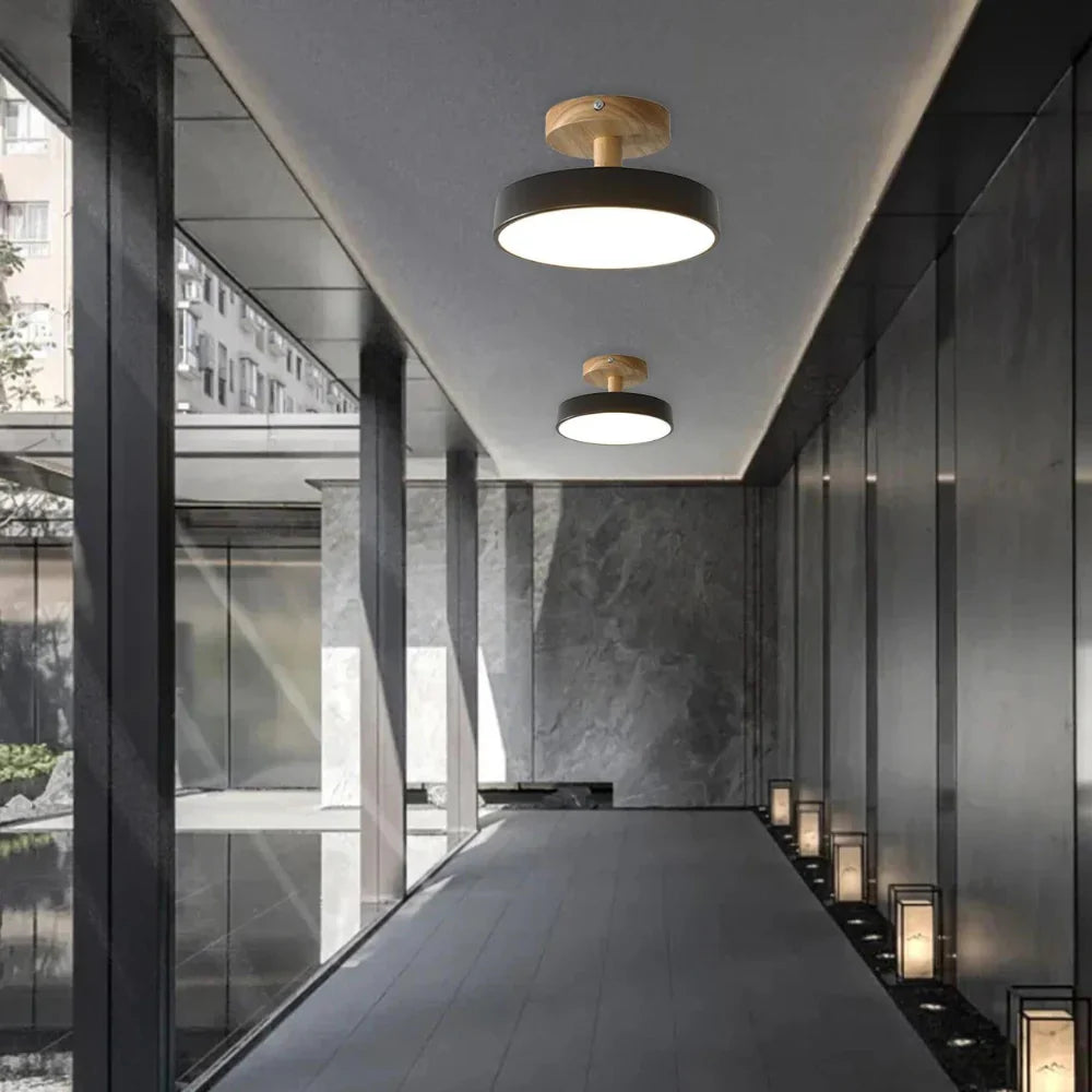 Runde Eisen-LED-Deckenleuchte