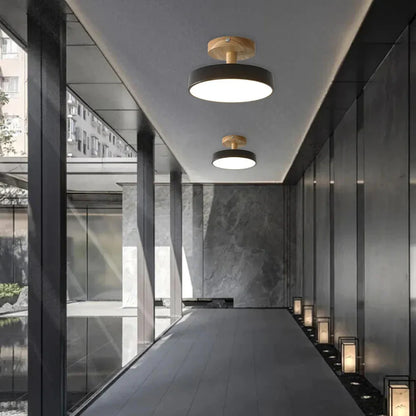 Runde Eisen-LED-Deckenleuchte