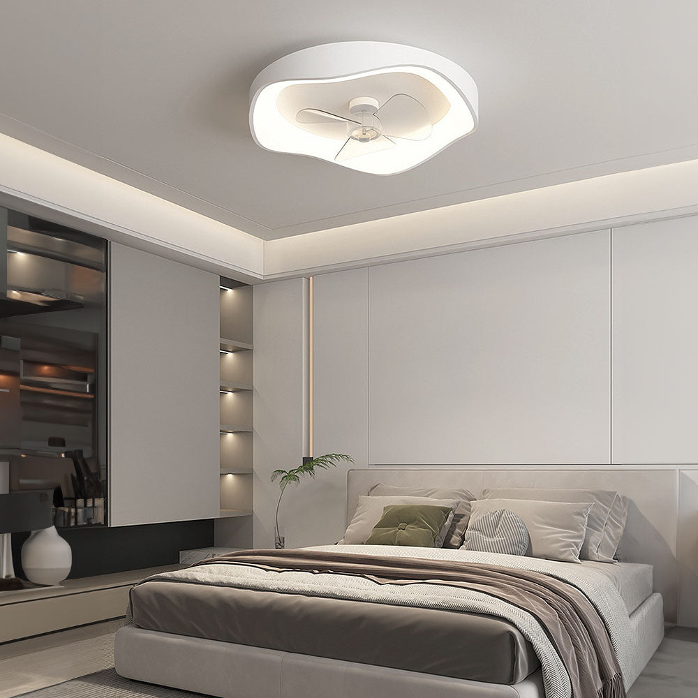Moderner LED-Deckenventilator mit Licht