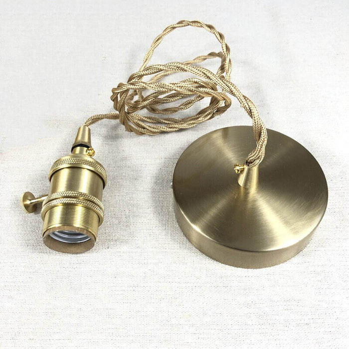 Zylindrische Hängelampe aus strukturiertem Glas