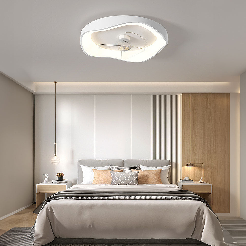 Moderner LED-Deckenventilator mit Licht