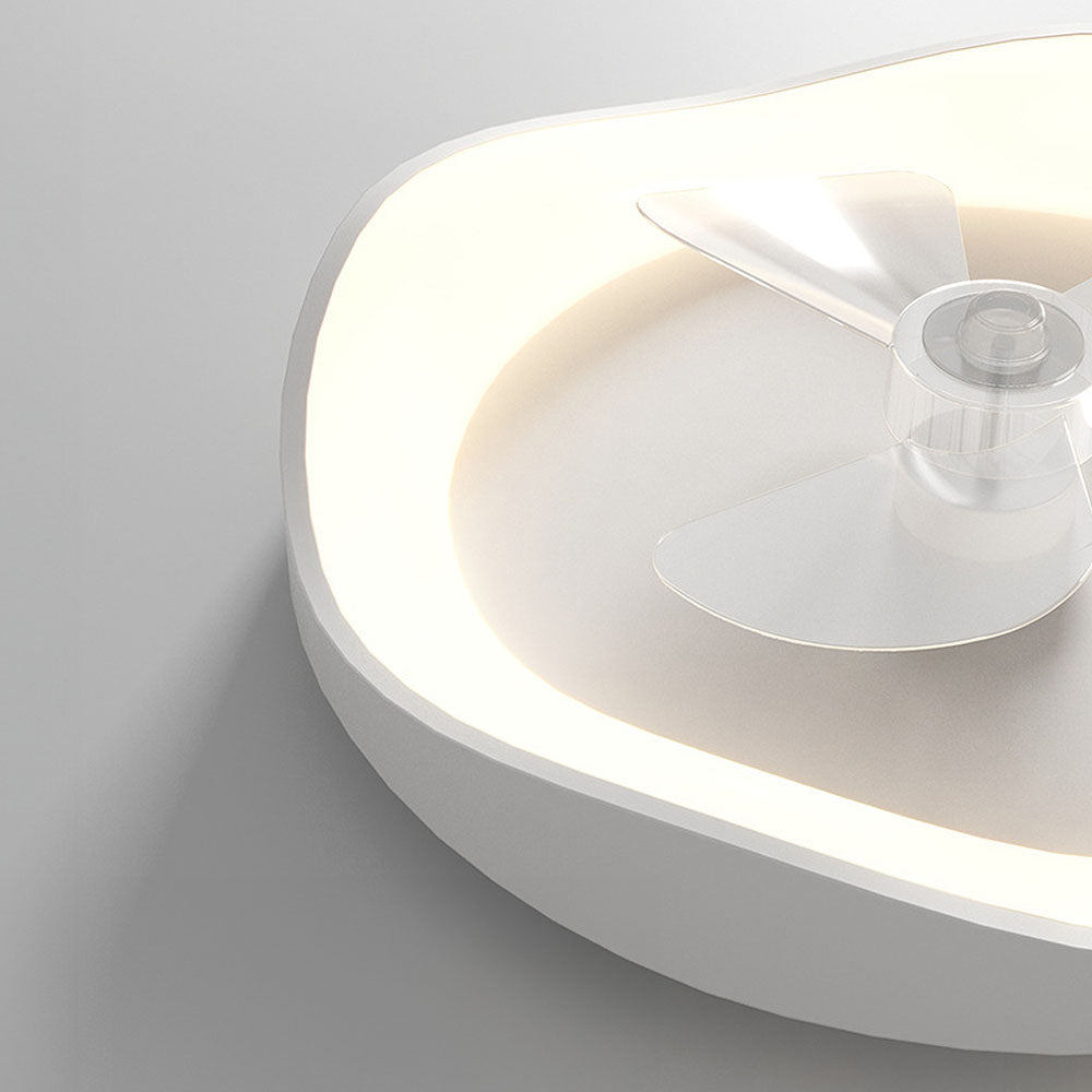Moderner LED-Deckenventilator mit Licht