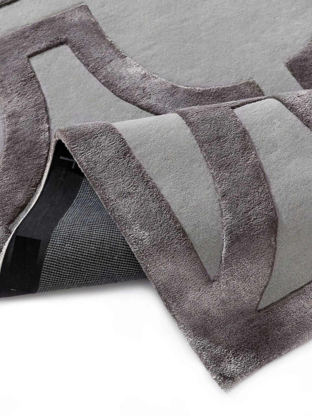 Cremefarbener Wollteppich Wohnzimmerdesign