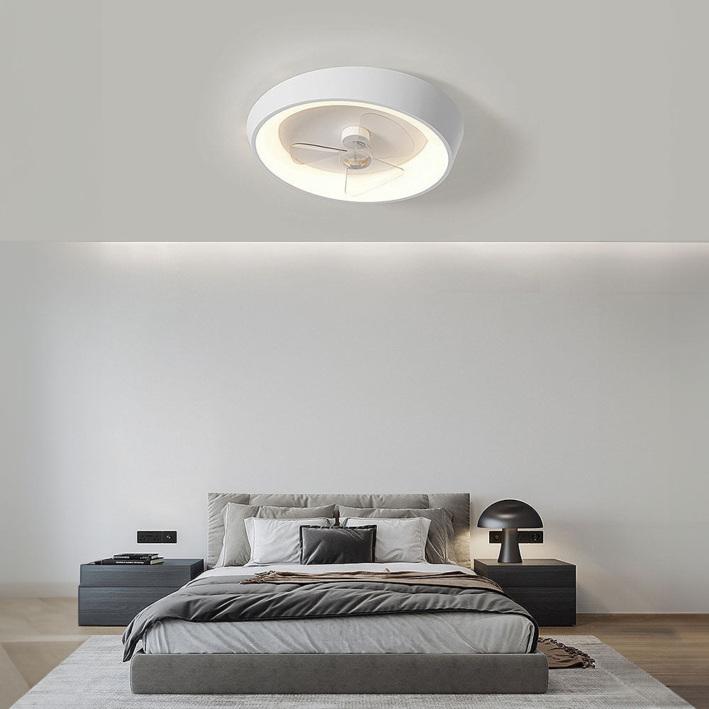 Moderner LED-Deckenventilator mit Licht